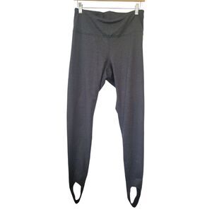 Old Navy Active CozeCore High Rise Go Dry Leggings Stirrups Size Large Dark Gray